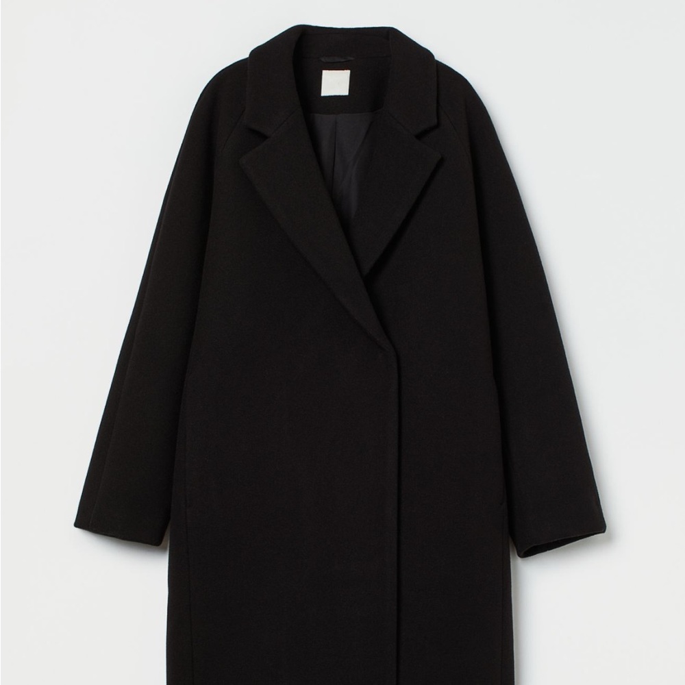 COPY - H&M long black car coat